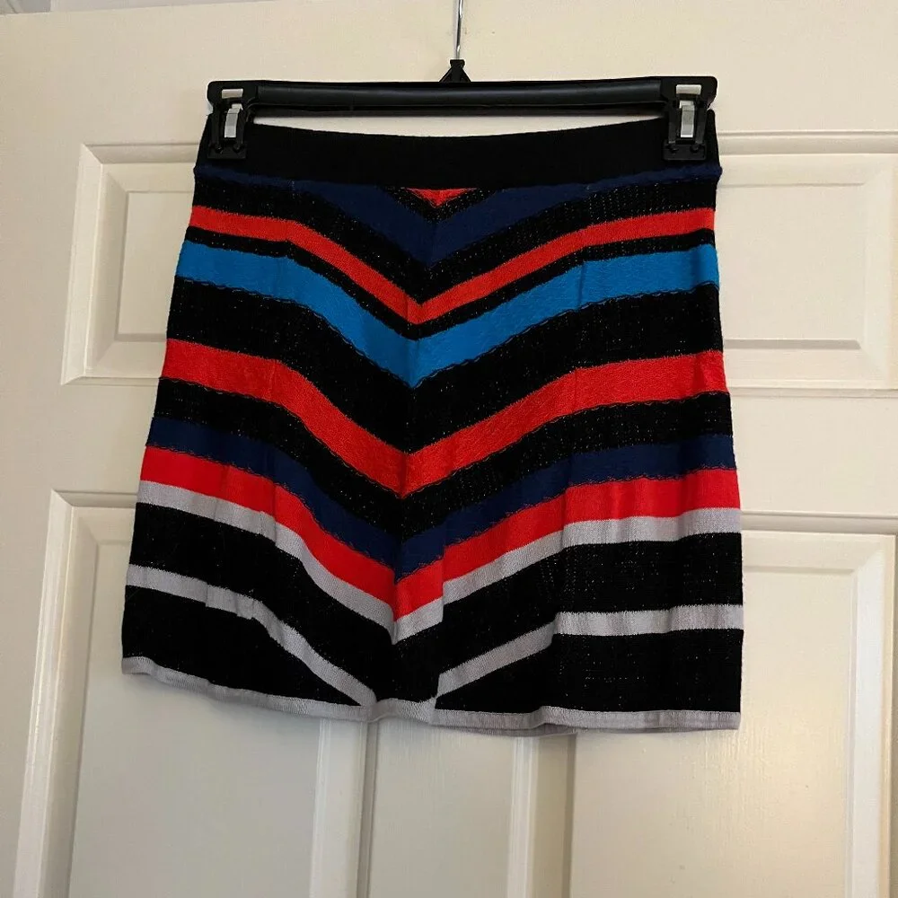 NWOT Free People striped turtleneck shirt with matching skirt XS